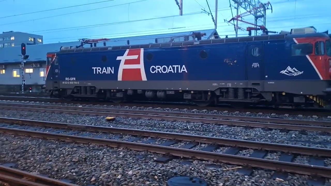 Trans Cargo 2516 - Lokomotiva VELEBIT H THM TC + ATIR RAIL vagoni Zagreb Zapadni. HR/CRO 