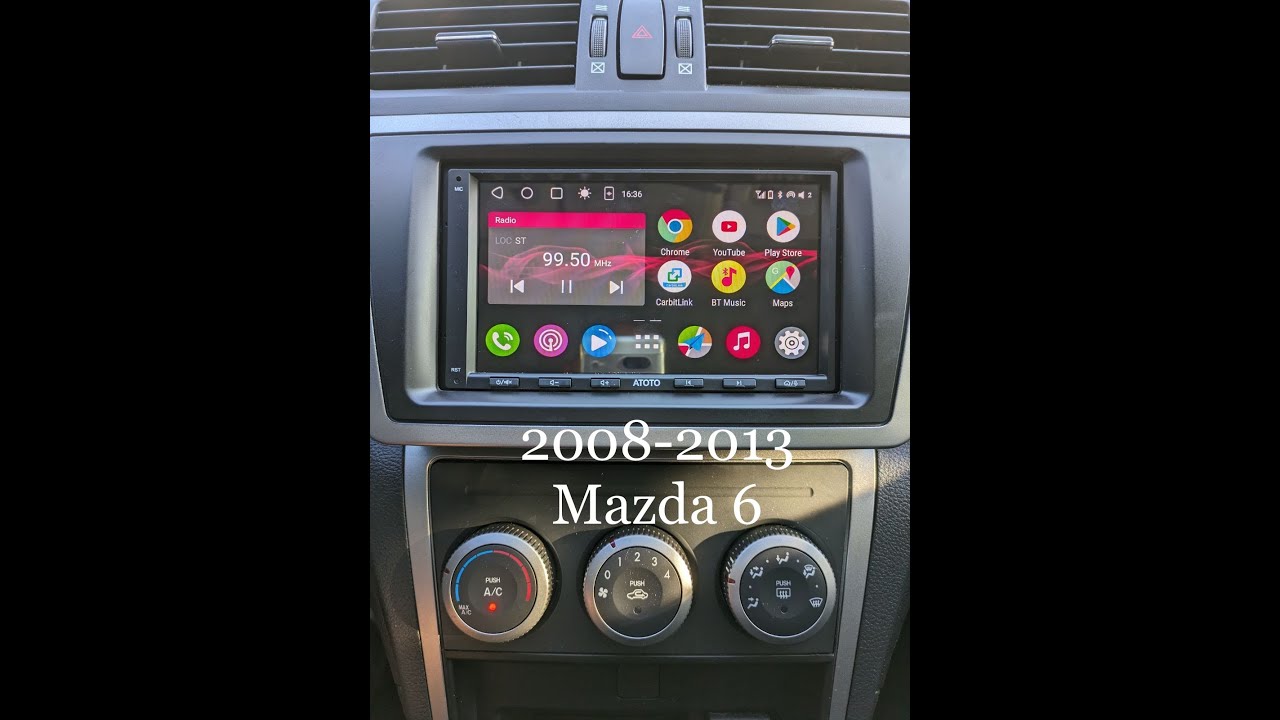 Как установить дополнительную магнитолу и камеру заднего вида на Mazda 6 2009–2013 годов