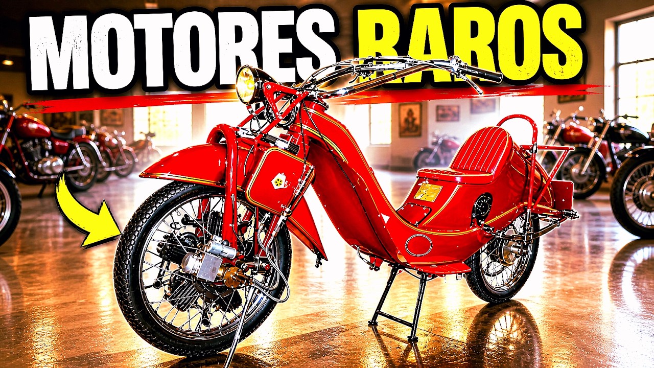 10 MOTOS con los MOTORES Más RAROS del MUNDO 🤯