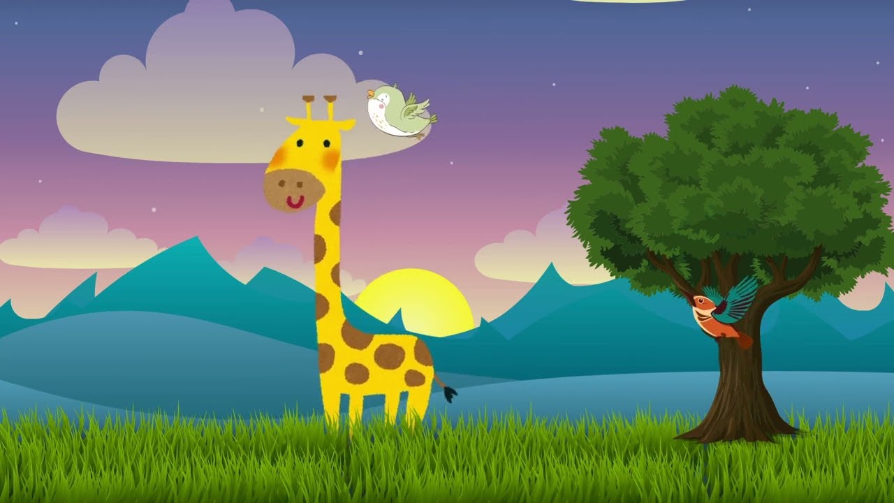 Zsófi zsiráf születésnapja - rövid mese gyerekeknek