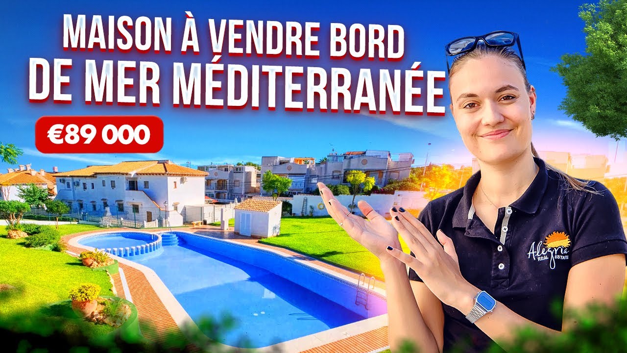 Vente maison bord de mer pas cher. Maison en Espagne. Prix ​​89 000 euros. Immobilier Alegria ☀️