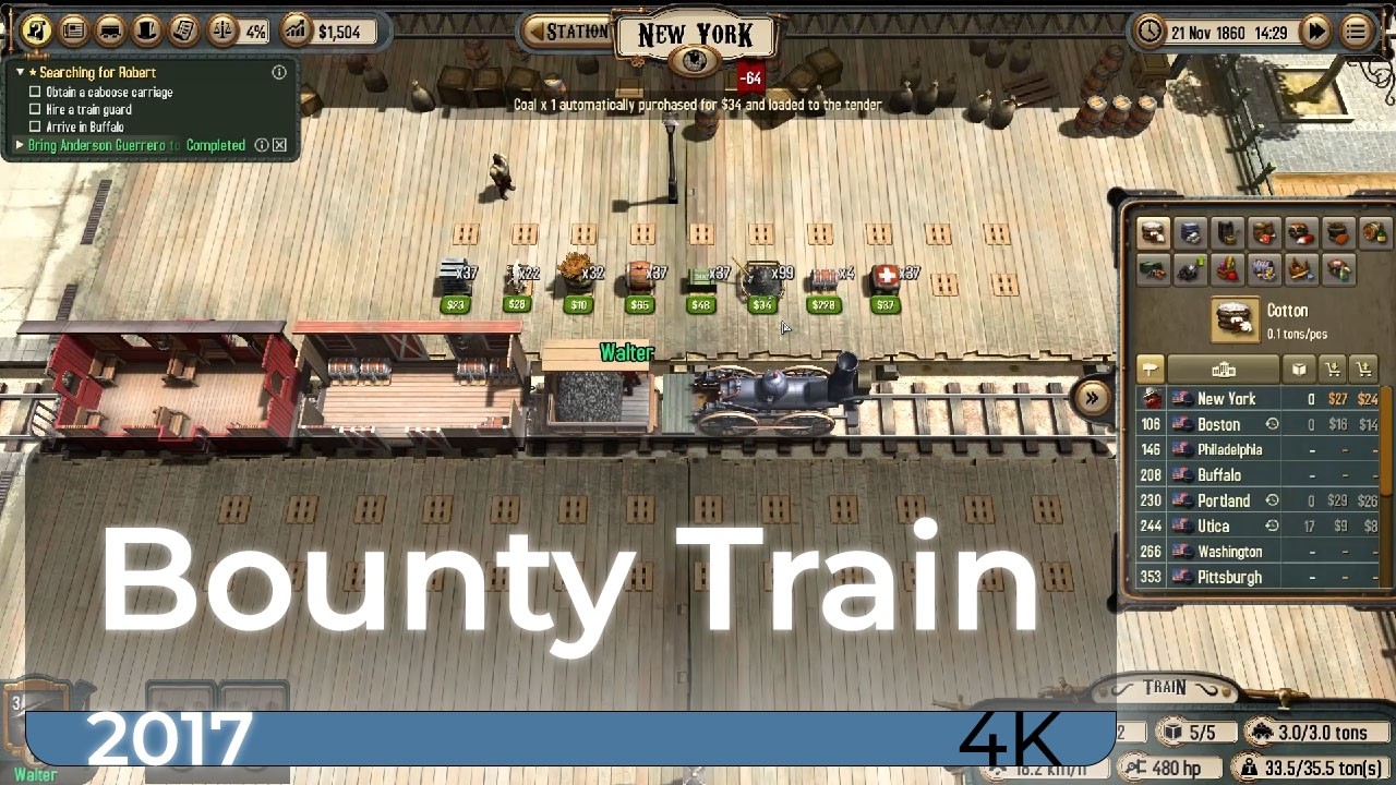 Bounty Train [4K 60fps] | Час игры