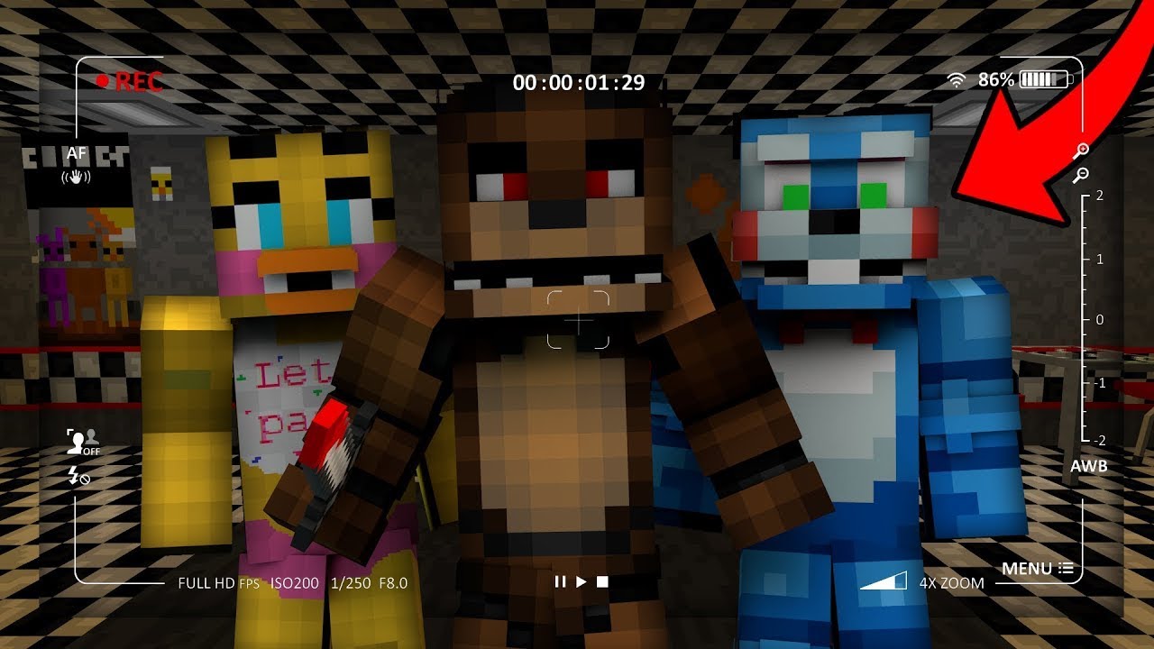 Co to je za práci ??? / Fnaf v minecraftu