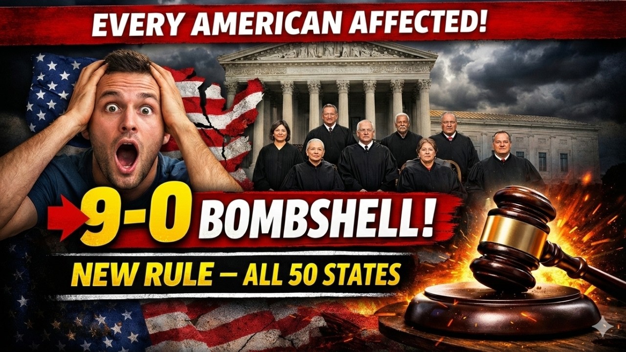 Every American Affected: Supreme Court Drops 9-0 Bombshell — New Rule in All 50 States!