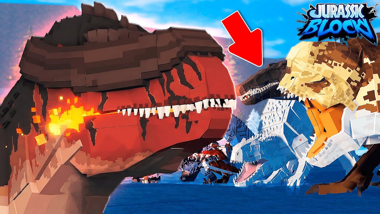 O NOVO JOGO DA ROLETA CEGA NO JURASSIC BLOCKY! QUEM SOBREVIVER VENCE!! | ROBLOX