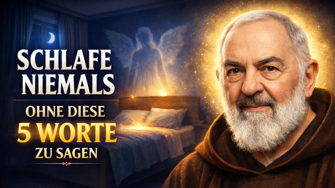 Pater Pio: Schlafe nie ein, ohne diese 5 Worte zu deinem Schutzengel zu sagen