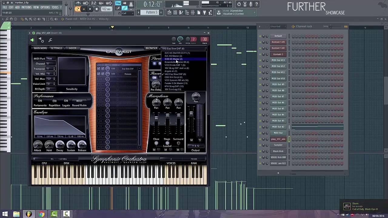Further Cover Showcase - FL Studio 12 (EWQL Orchestras)