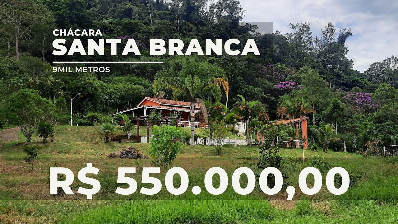 CHÁCARA PRONTA PRA MORAR| SANTA BRANCA SP