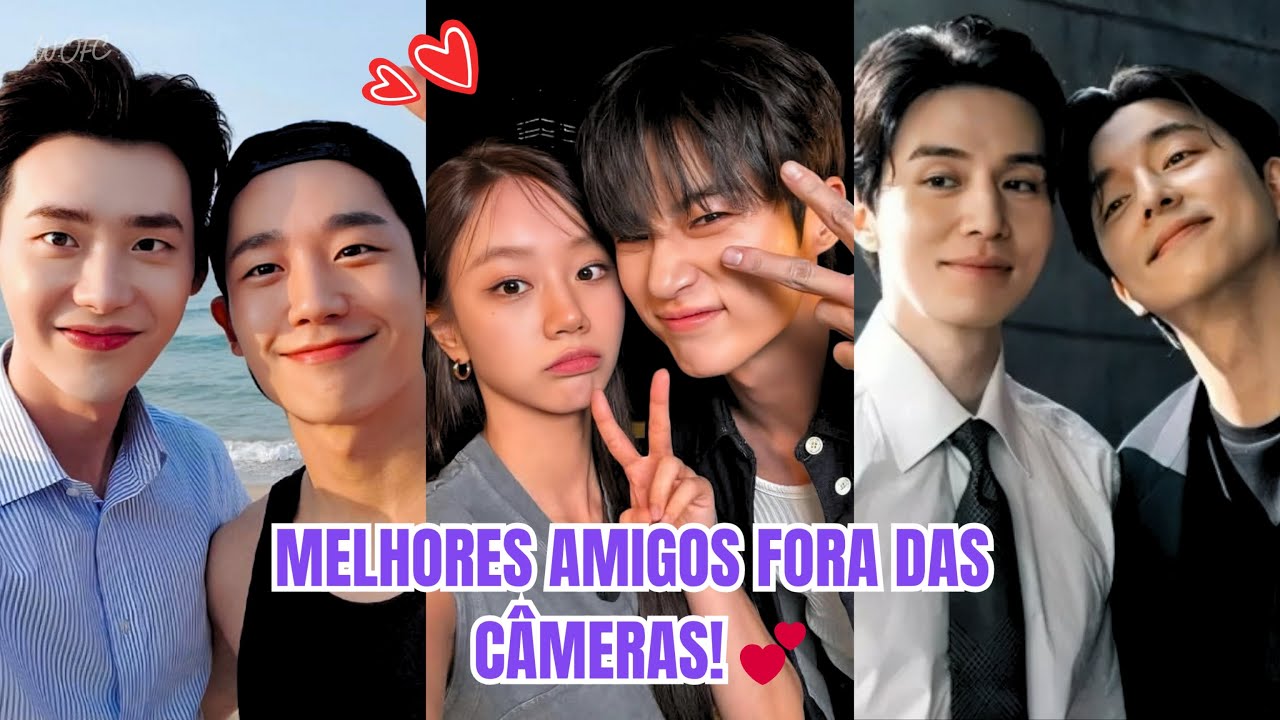 ATORES COREANOS QUE SÃO MELHORES AMIGOS NA VIDA REAL!! 💖😍