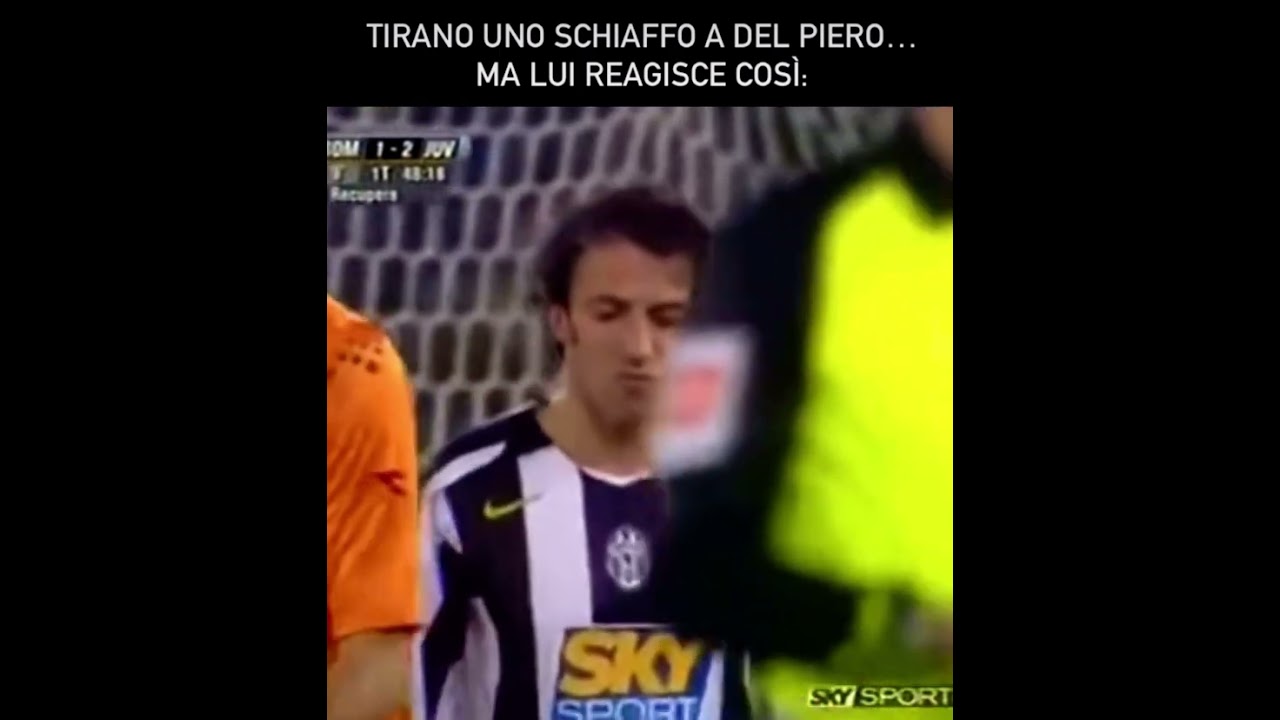 Chi si ricorda di questo episodio? #DelPiero sempre un signore! 🤍🖤