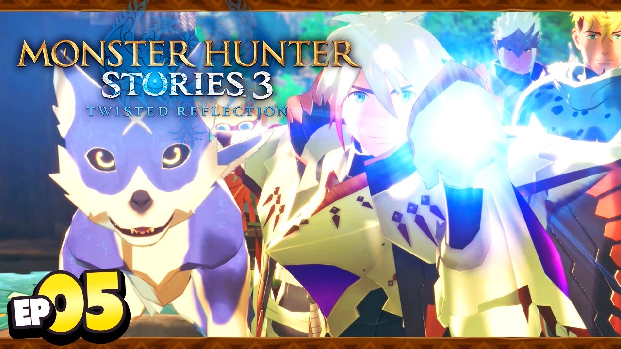 Monster Hunter Stories 3 Twisted Reflection Part 5 SAVING THE CANYNE Gameplay Walkthrough