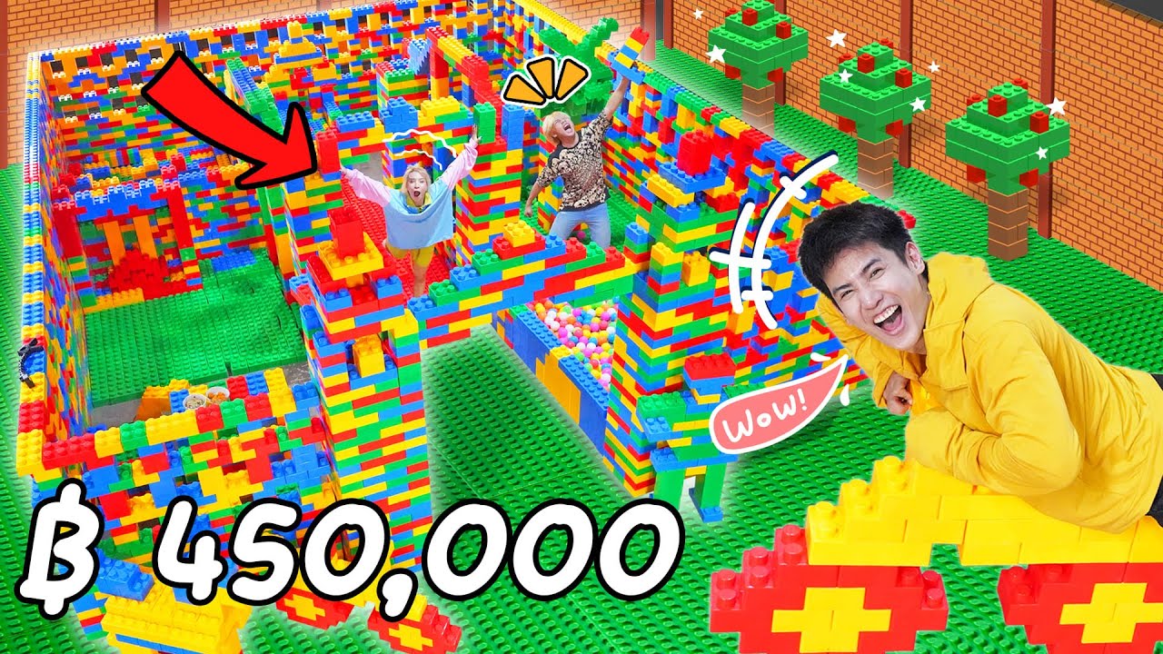 ผมสร้างบ้านด้วยเลโก้ราคา 450,000 Vs 45,000 บาท (อยู่ได้จริงนะ!)