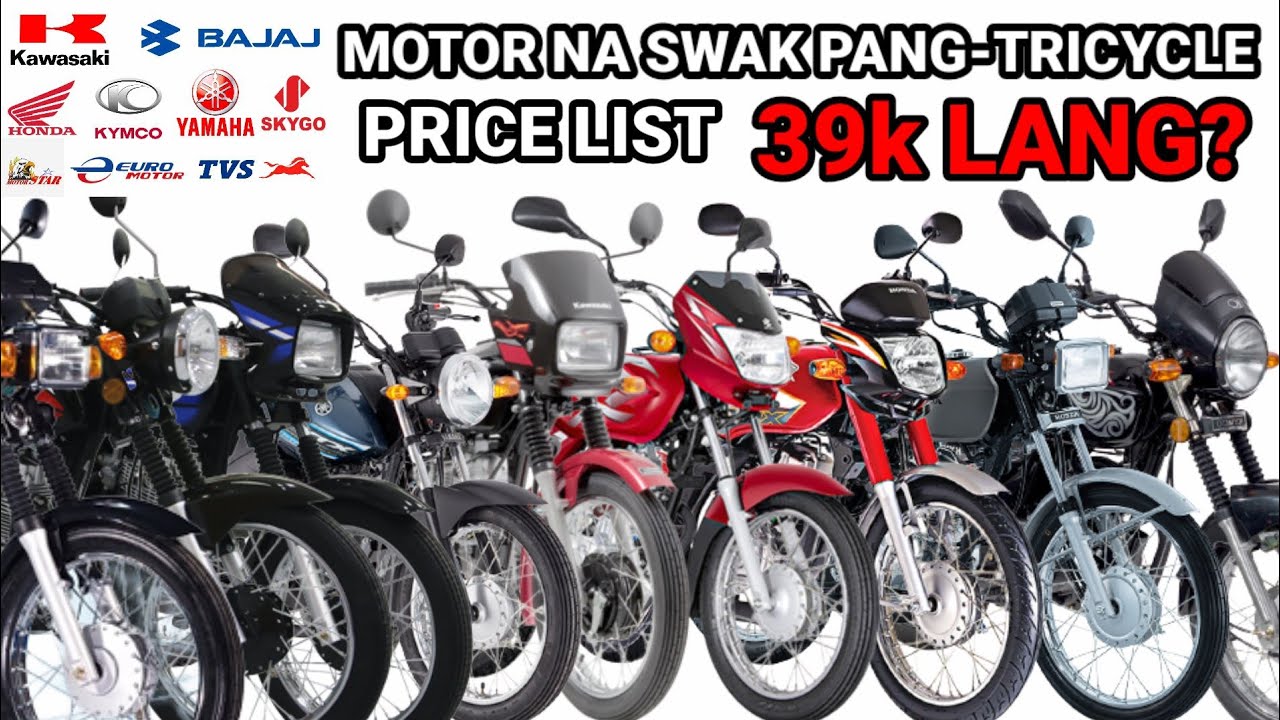 UPDATED PRICE LIST NG MGA PANG-TRICYCLE NA MOTOR SA PILIPINAS NGAYONG 2022