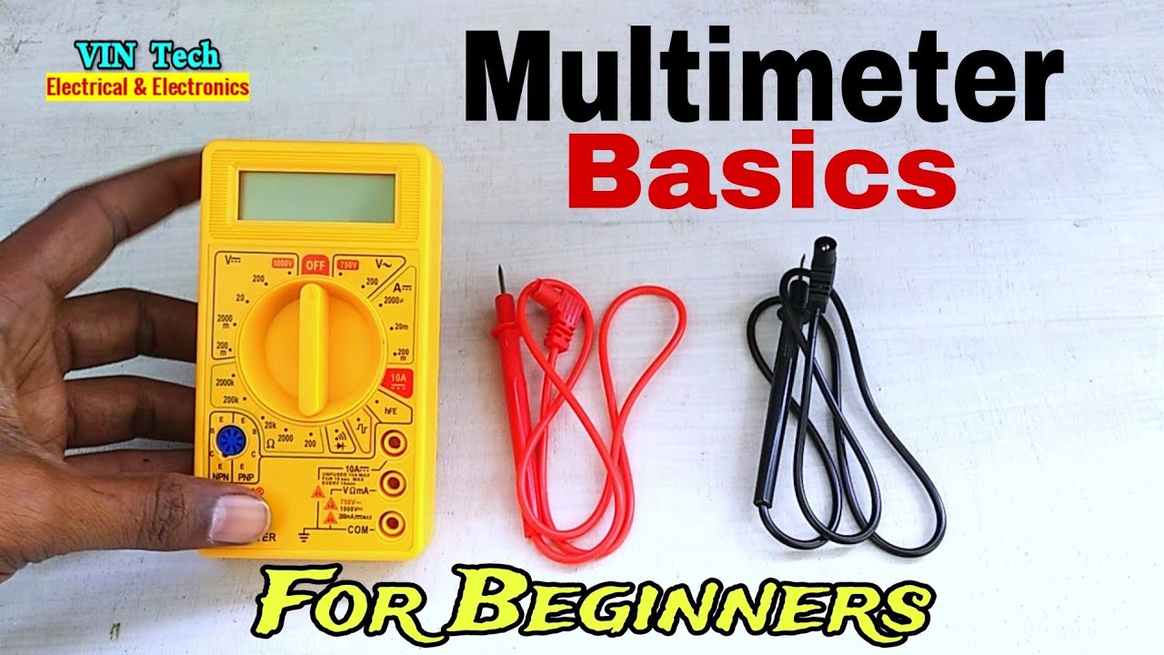 How to use a digital Multimeter | Multimeter for beginners | Multimeter Uses