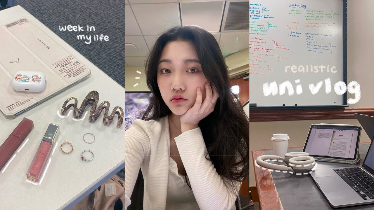 uni vlog ⋆౨ৎ˚˖ 🧸 простая школьная жизнь, корейский хот-пот, даты учёбы, что я ем в университете +...