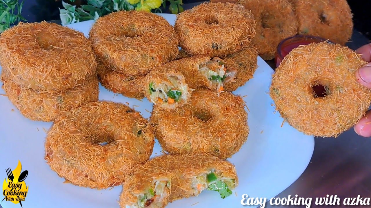 Ramadan Special Russian Donuts | Iftar Special Russian Chicken Donuts | Chicken & Vegetable Donuts |