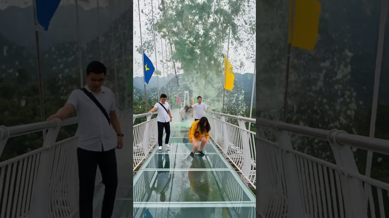 Glass Bridge in China Collapses After Natural Disaster &mdash; Multiple Fatalities Reported