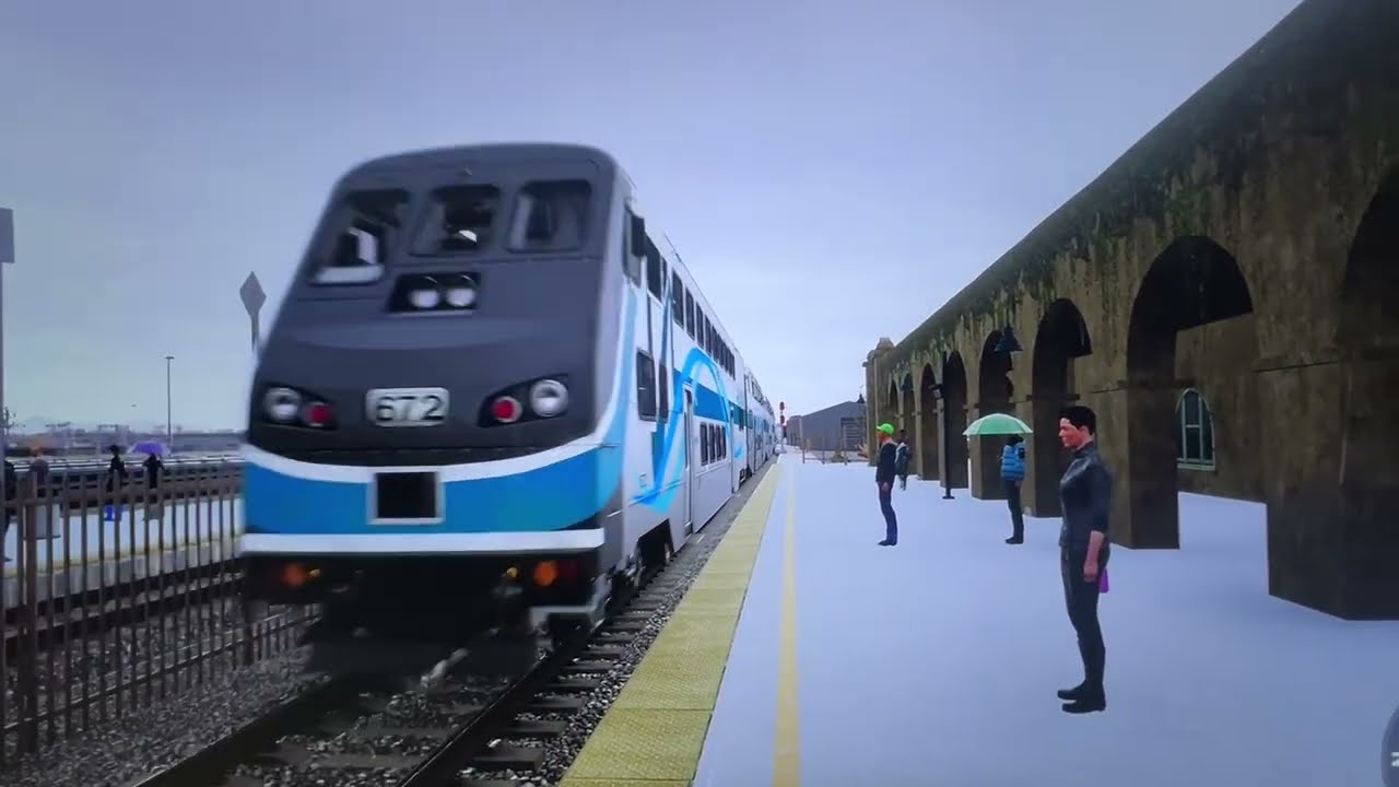 Train Sim World 5 Los Angeles, California Metrolink action 