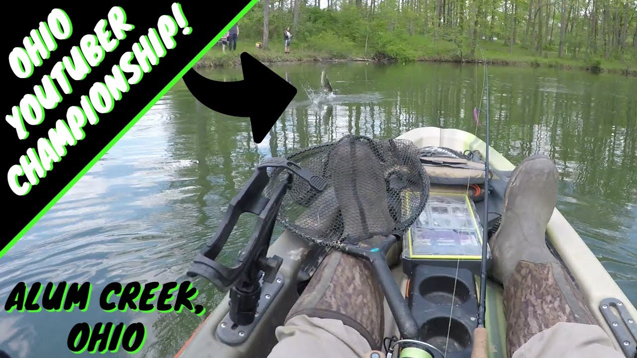 Bass Fishing in the Ohio Youtuber Championship at Alum Creek (Ohio)