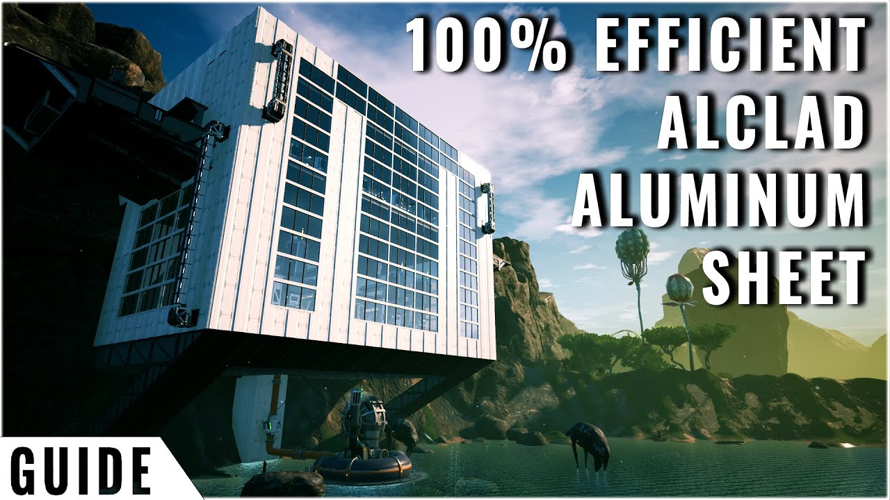 Satisfactory Game | Aluminum Production 100% Efficient