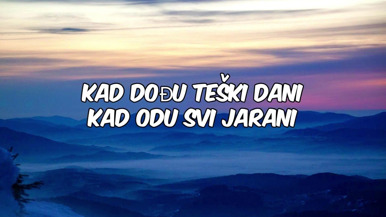 Vesna Zmijanac & Dino Merlin - Kad zamirišu jorgovani (Tekst, Lyrics)