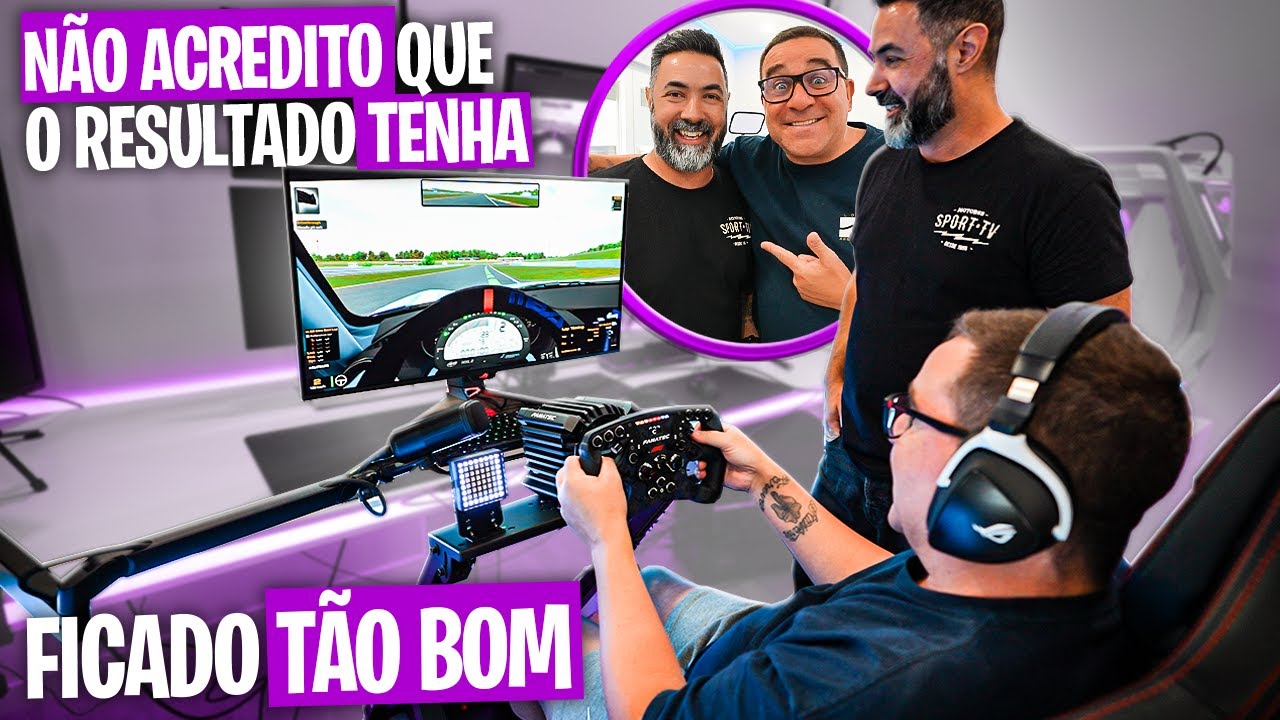COCKPIT PRONTO E FINALIZADO NO ESTUDIO
