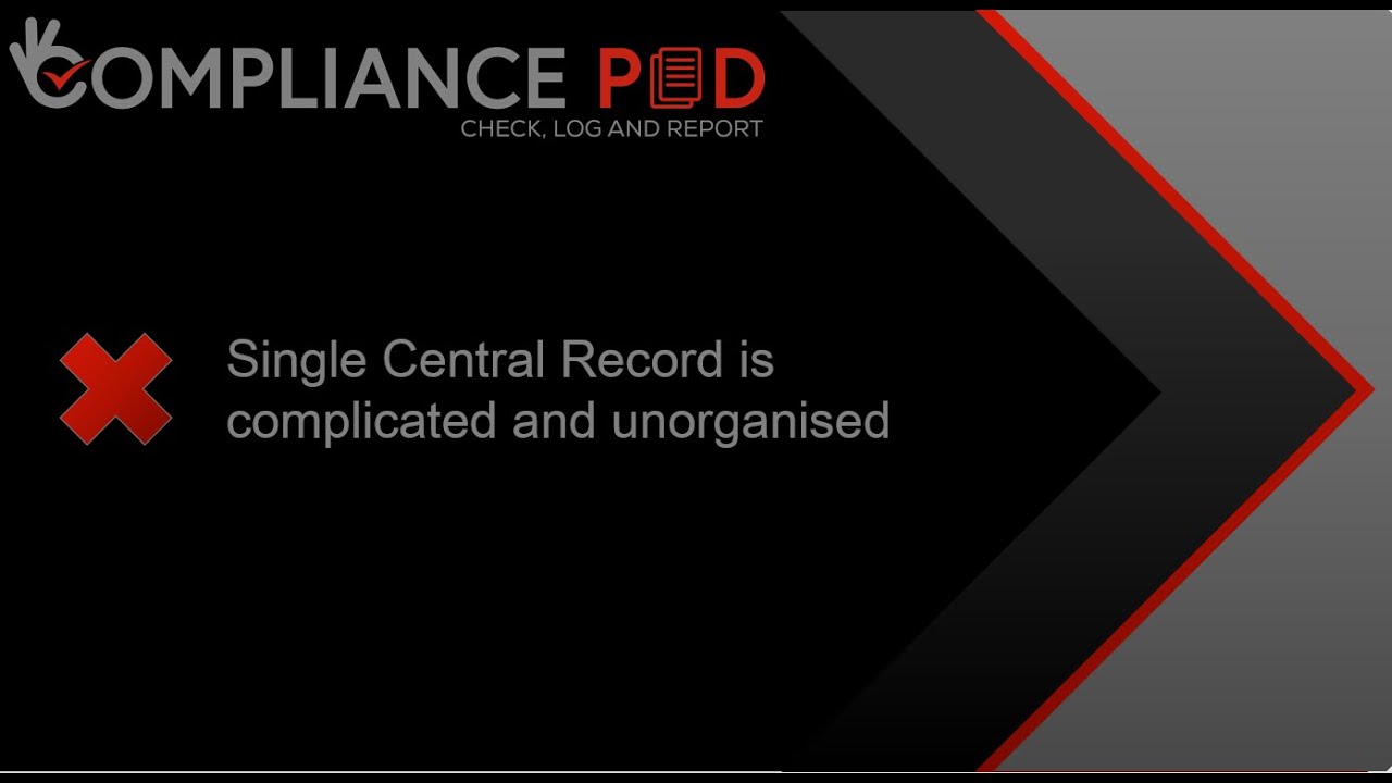 How do You Manage Your Single Central Record? - Compliance Pod