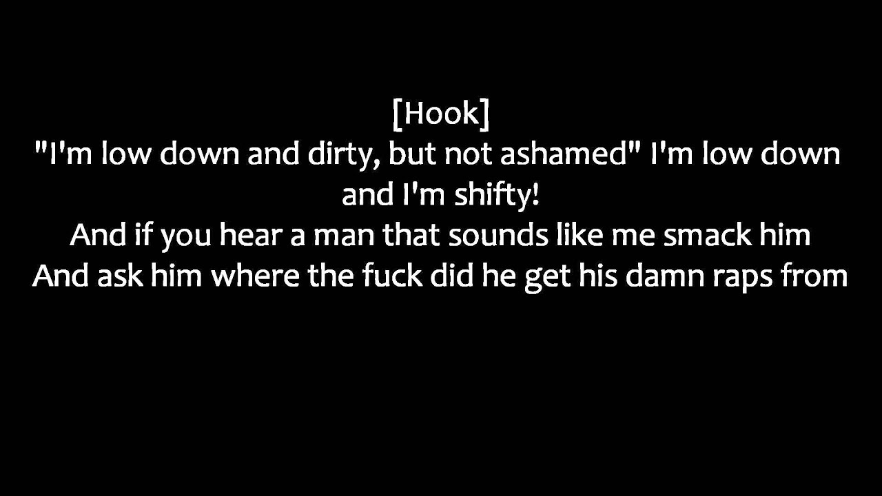 Eminem   Low Down, Dirty Lyrics + 1080P]
