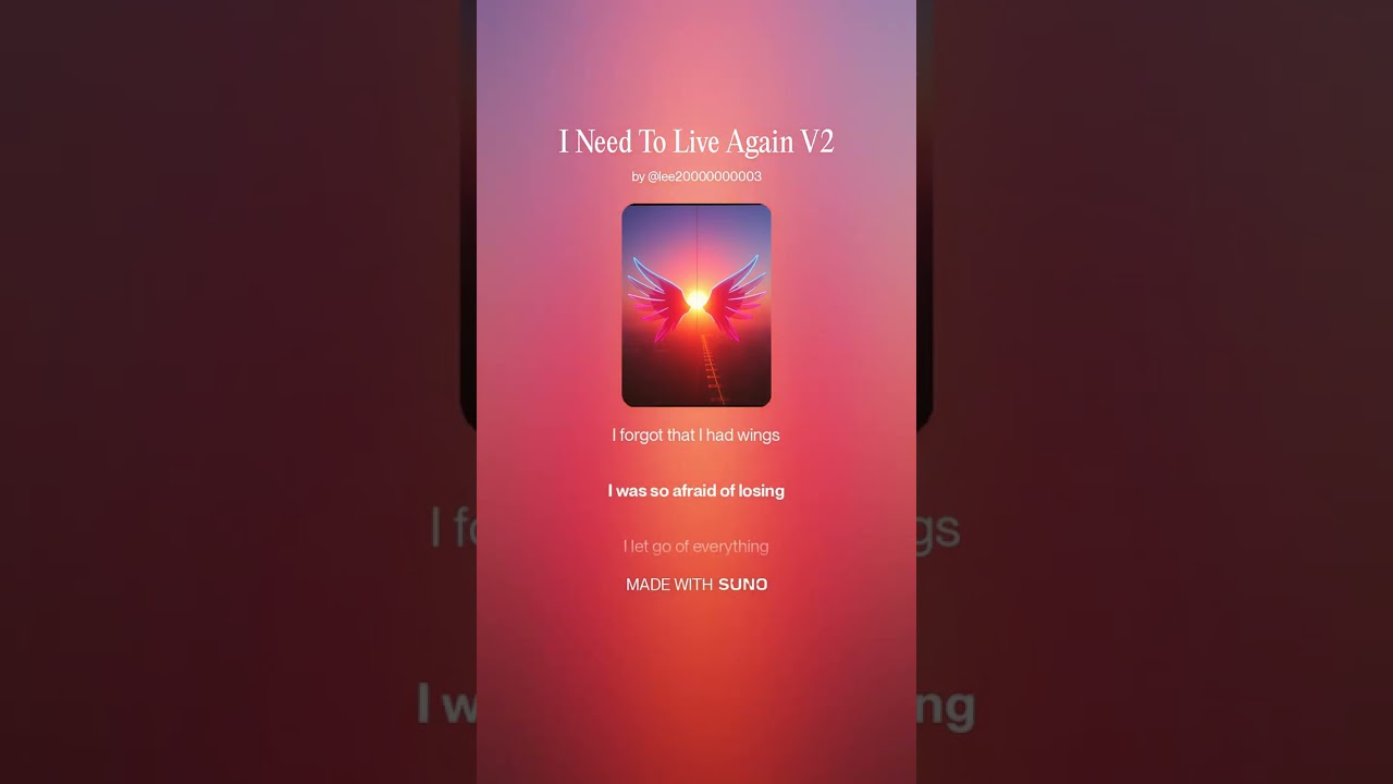 I Need To Live Again V2