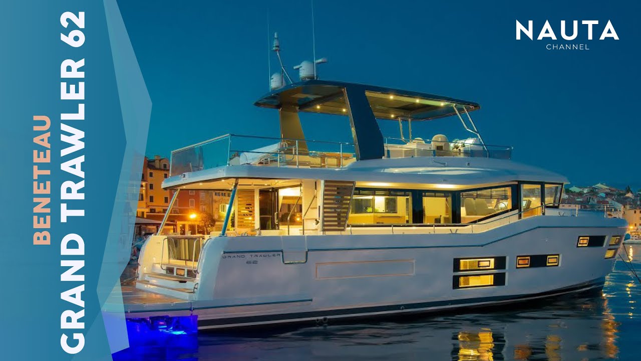 2MLN € - Beneteau Grand Trawler 62 - POV Yacht tour esterni e cabine