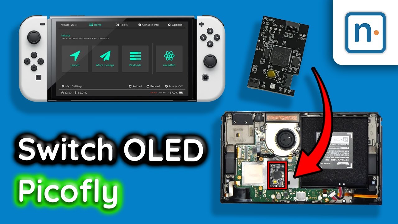 Руководство по Ultimate Switch OLED Picofly RP2040