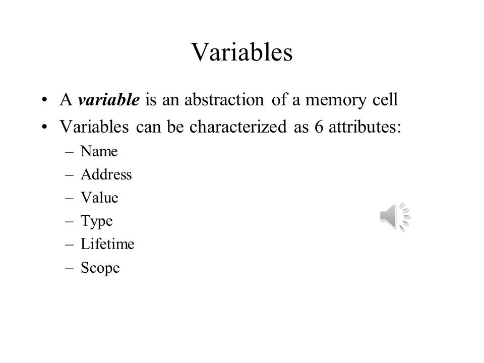 Principles of Programming Languages Lecture 5 Part 1
