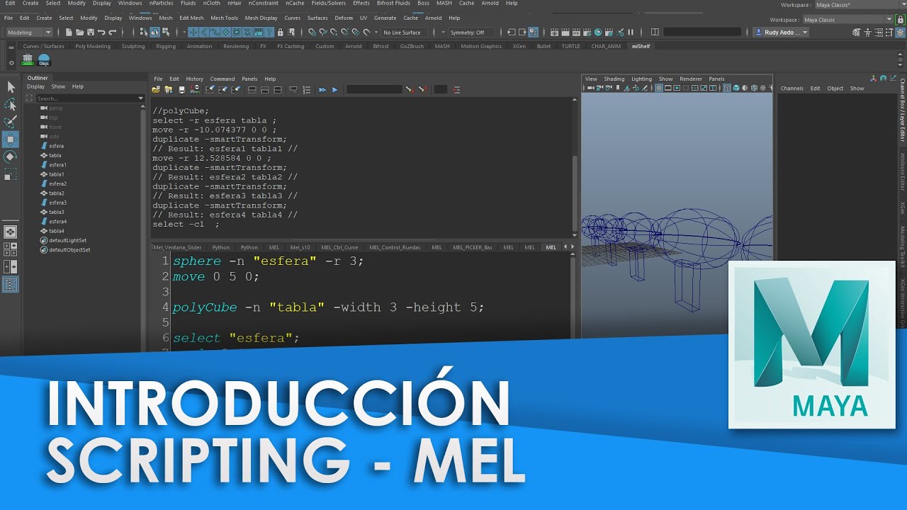 Introducción al Scriptting - MEL