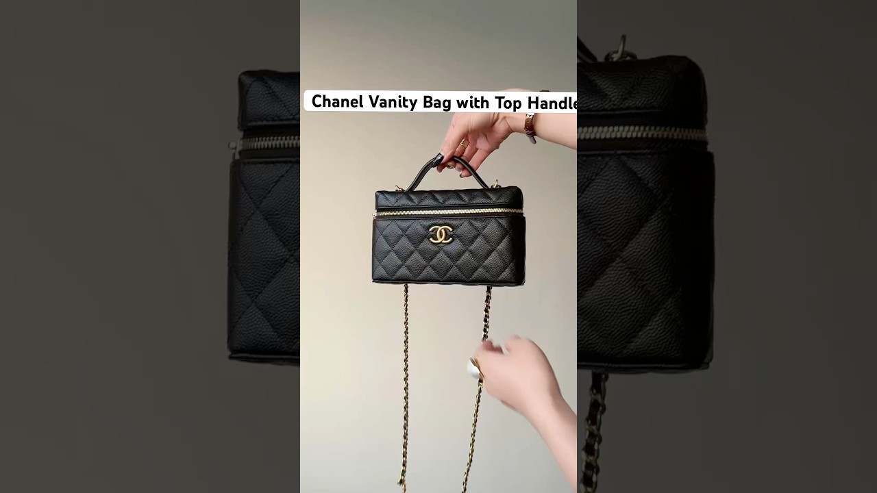Chanel Vanity Bag with Top Handle 