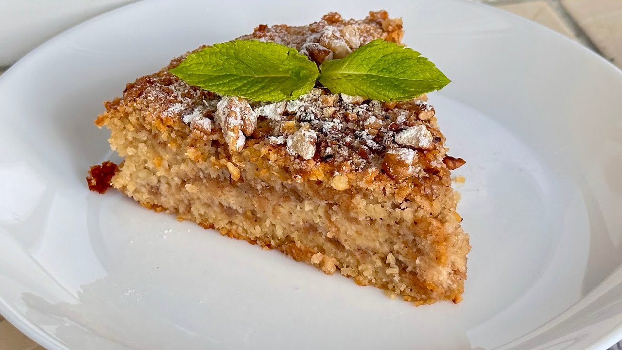 Чудо-торт без муки, яиц и сахара! Просто натрите побольше яблок 🍎🍎🍎