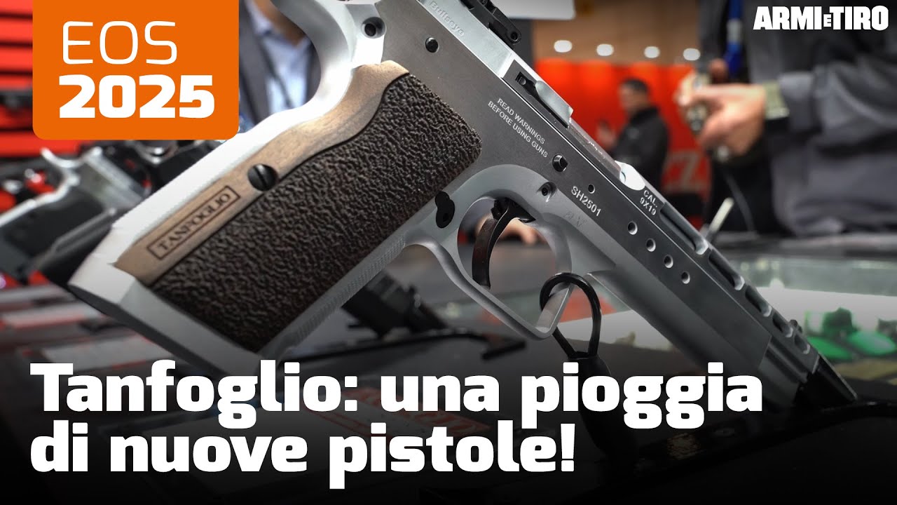Tanfoglio: una pioggia di nuove pistole! - Eos 2025