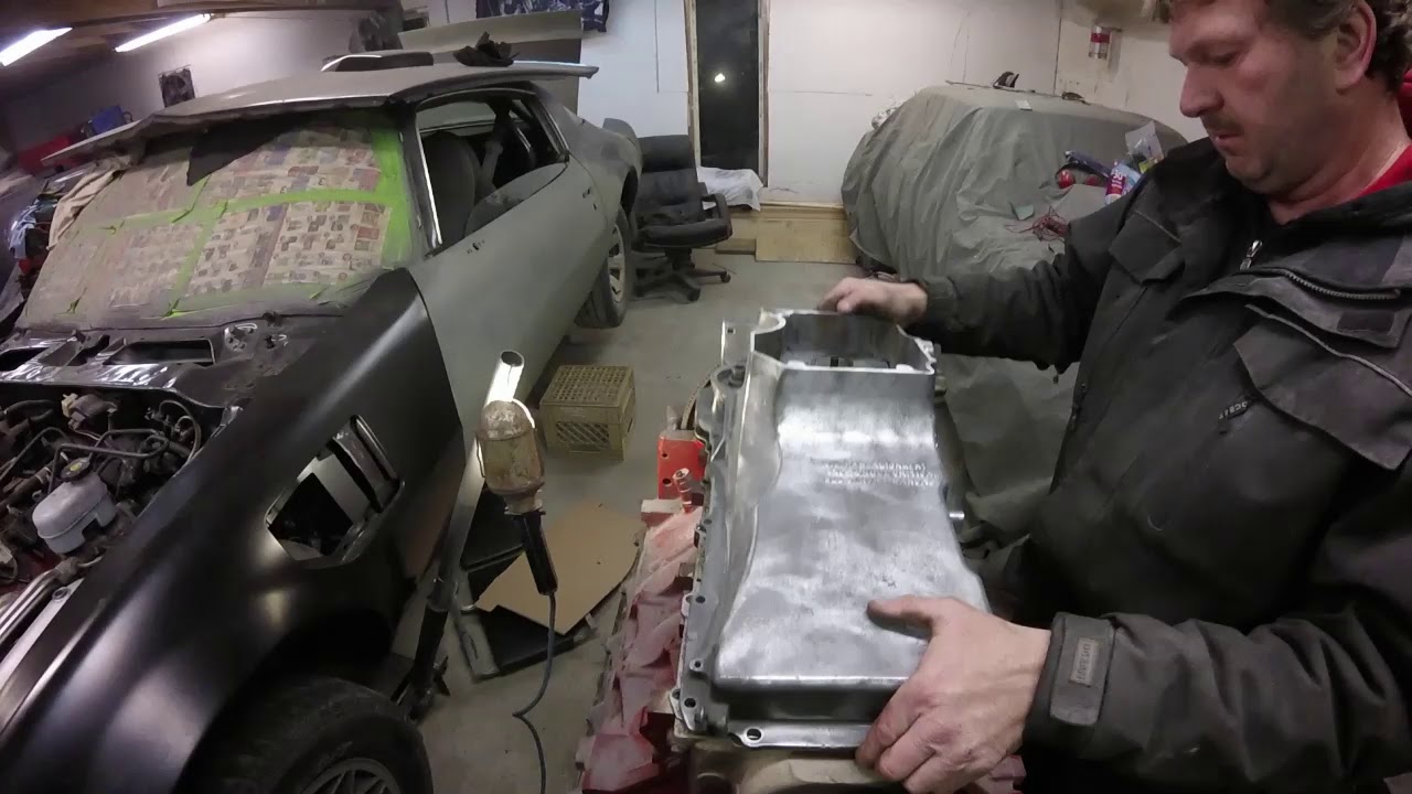 shortening ls truck oil pan part 2