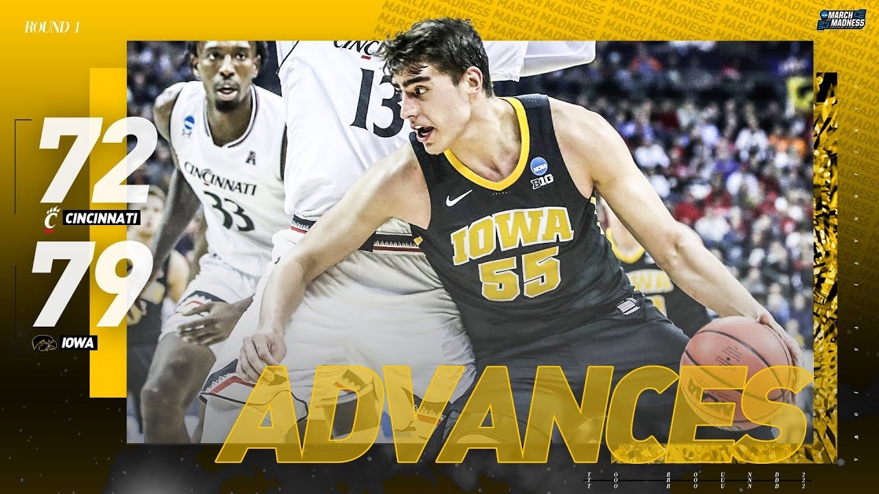 Iowa vs. Cincinnati: First round NCAA tournament extended highlights