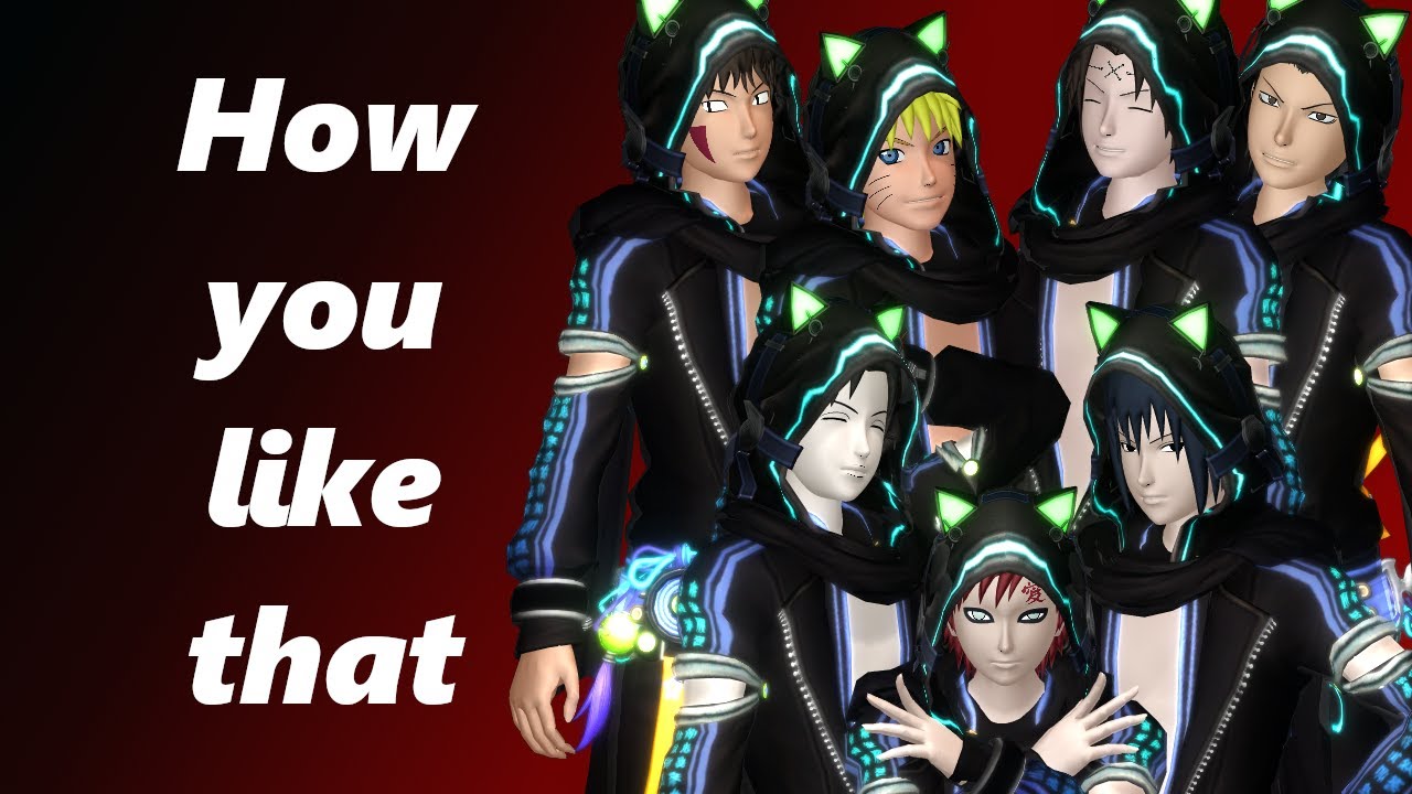 [MMD Naruto] Sai, Sasuke, Neji, Kiba, Gaara, Shikamaru & Naruto - How you like that (Moion Dl)