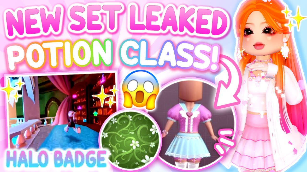 ✨NEW HALO BADGE & UNIFORM SET REWORK! + POTIONOLOGY CLASS TOUR LEAK 👑ROBLOX Royale High