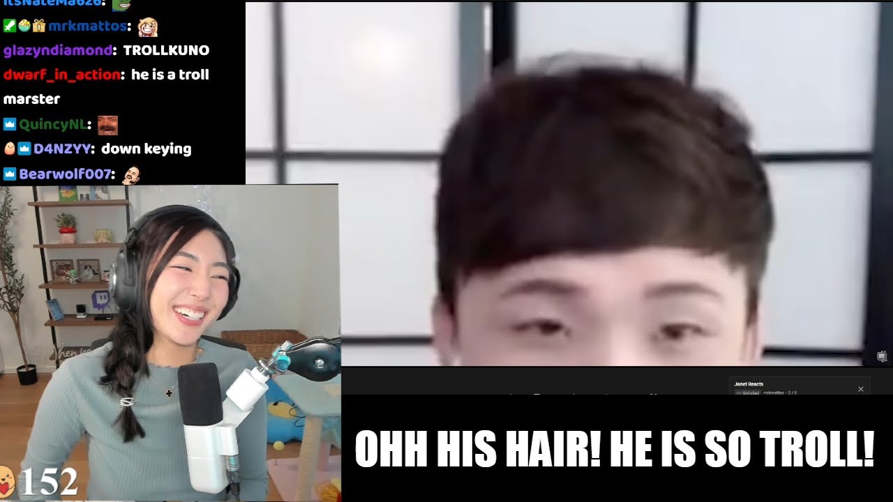 Джанет реагирует на отличный выбор слов от Offline TV & Friends
