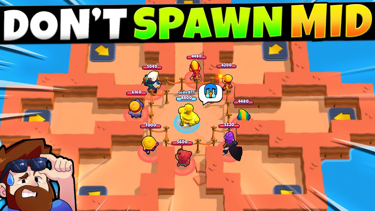 You spawn middle.. you lose... (unfair showdown map)