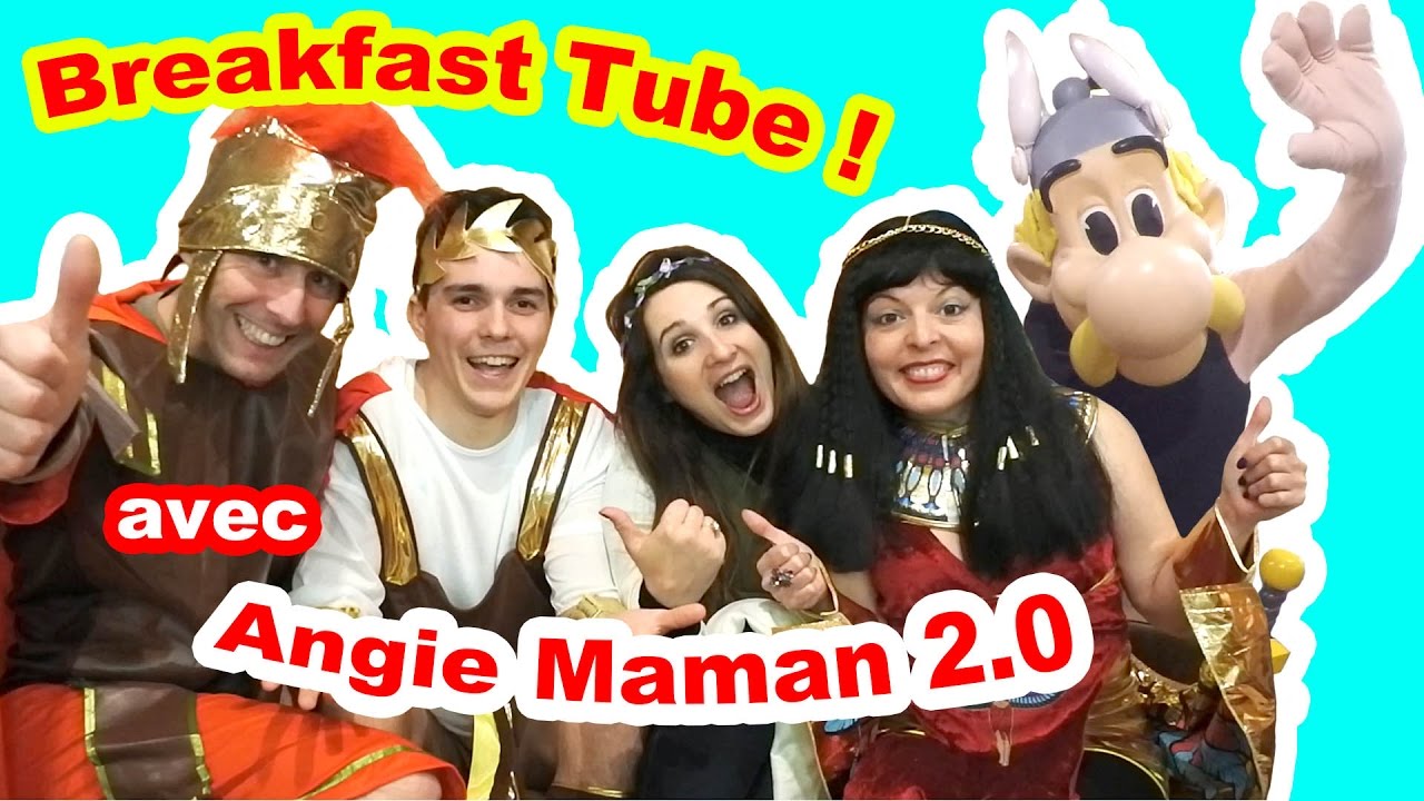 Rencontre avec ANGIE MAMAN 2.0 et la famille DEMO JOUETS au PARC ASTÉRIX, pour un Breakfast Tube