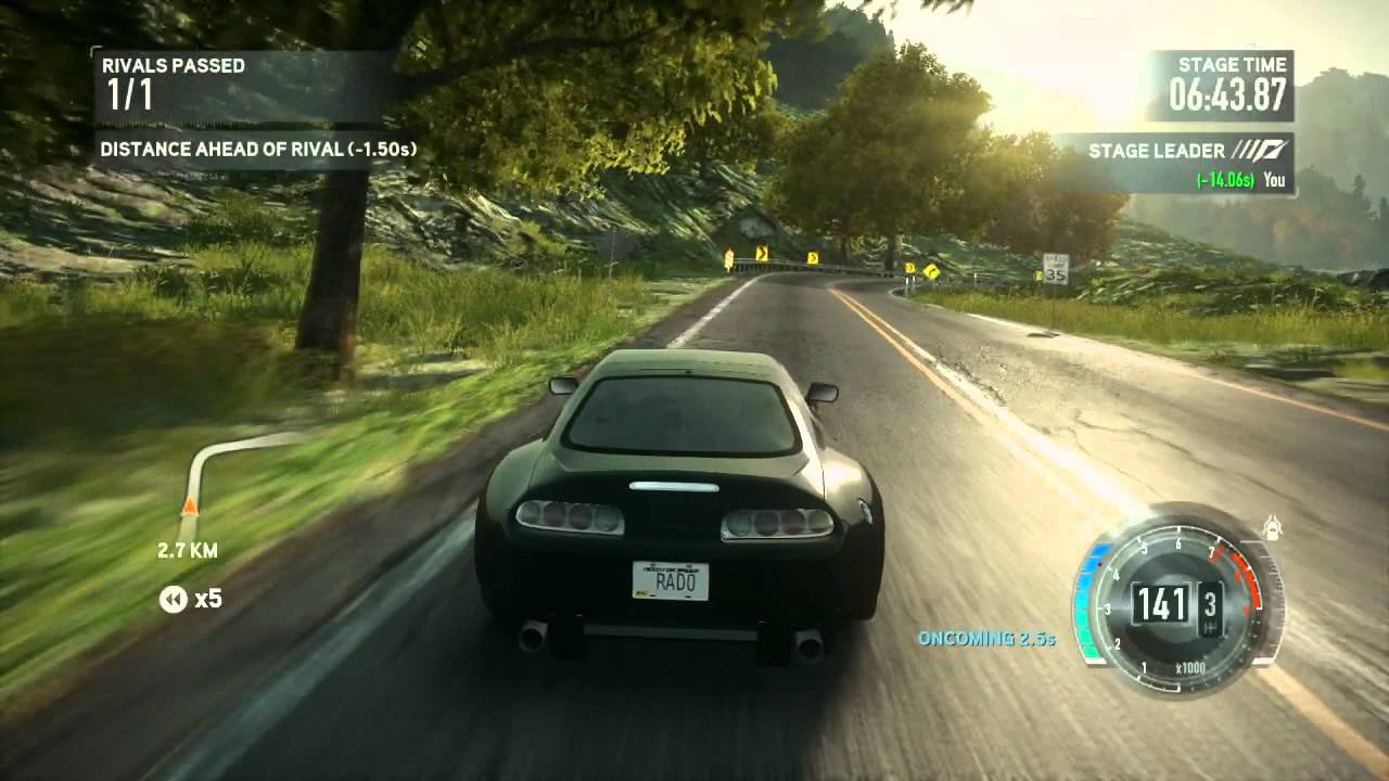 NFS The Run: Bishada Rapier (toyota supra) + censored Lykke Li (original soundtrack)