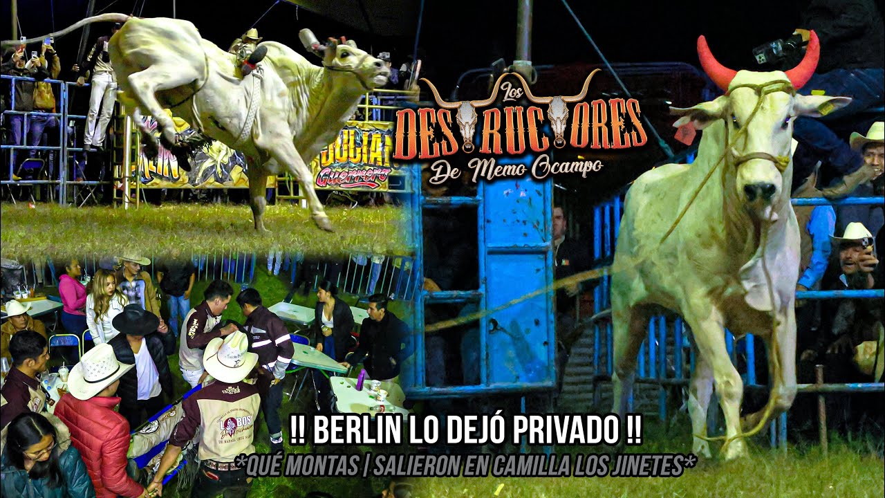 BERLIN LO DEJÓ PR!VAD0 | SALIERON EN CAMILLA| 10 TOROS| Destructores Magdalena Cuayucatepec Pue 2024