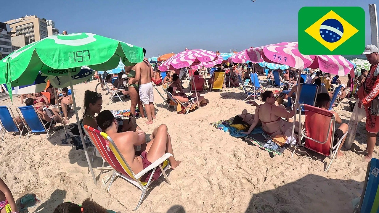 🇧🇷 LEBLON BEACH — Rio de Janeiro — Brazil  2025  4K