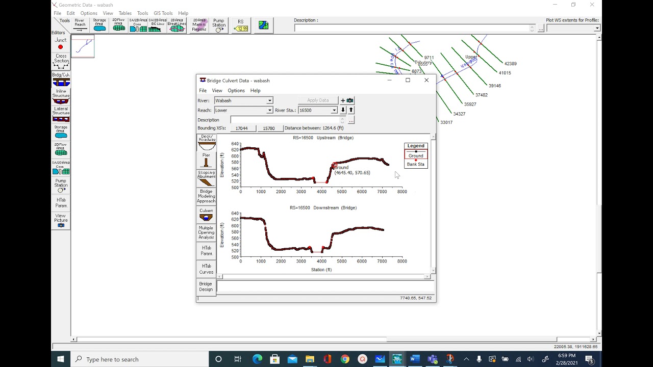 1D Hydraulic Modeling using HEC-RAS (8/10) - Creating Bridges