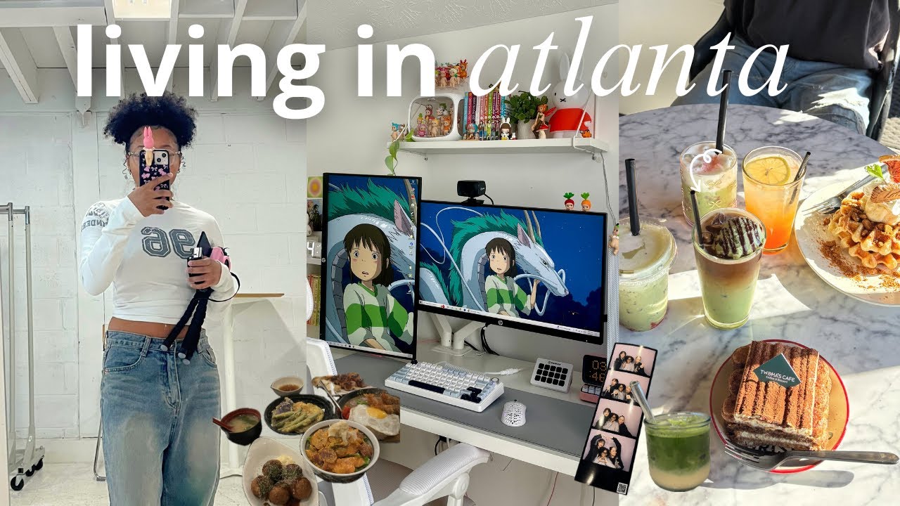 days in my life living in ATLANTA 🌆: nye celebration, korean cafe, hanging w/ friends, cleaning, etc