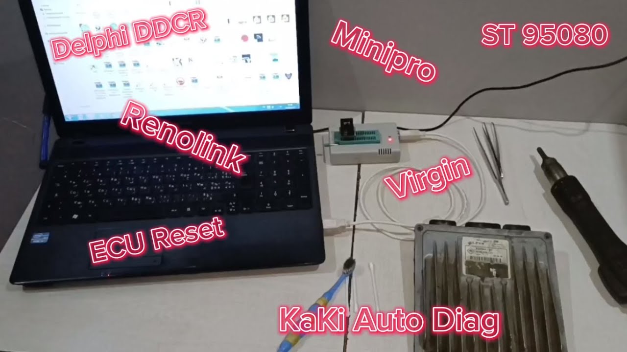 Delphi DDCR : Vierge EEprom ST 95080 + Auto Apprentissage de A à Z.  شرح مفصل من الألف إلى الياء