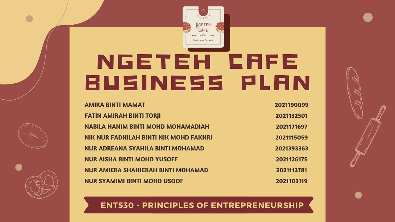 ENT530 BUSINESS PLAN NGETEH CAFE N4AM2254E